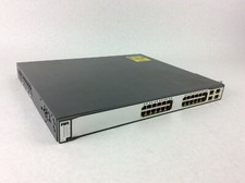 Cisco Catalyst WS-C3750G-24TS-S1U 24 Port Gigabit Network Switch picture