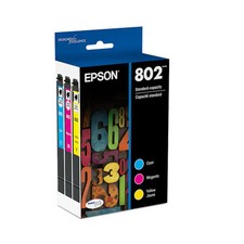 Epson - 802 Standard Capacity Ink Cartridges - Cyan/Magenta/Yellow picture