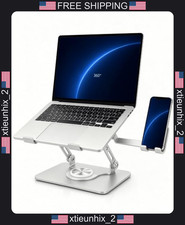 Laptop Stand with Phone Holder, Adjustable, 360° Swivel for Desk picture