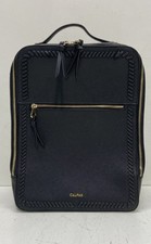 Calpak Black Kaya Laptop Backpack Travel Bag Gold Hardware Saffiano Style picture