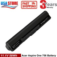 Laptop Battery for Acer C7 CHROMEBOOK C710 CHROMEBOOK AL12B32 AL12B31 picture