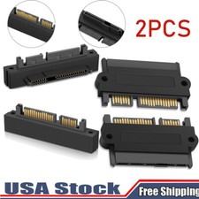 2PCS SFF-8482 Computer Cable Connectors SAS to SATA 22 pin HDD Raid Adapter New picture