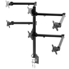 VIVO Steel Hex Monitor Desk Mount Adjustable Stand | Six (6) Screens up to 32