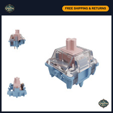 5 Pin Pre-Lubed Clicky Mechanical Keyboard Switches - Gateron Melodic (35 Pack) picture