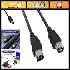15ft FireWire 400 IEEE 1394a 6-Pin Male to Male Data Transfer Cable, High Speed picture