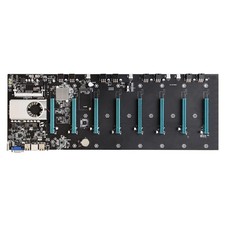 BTC-S37 Miner Mining Motherboard 8 PCIE x16 Graphics Card w/ CPU DDR3 VGA HDMI picture