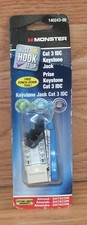 Genuine Monster (140243-00) Cat 3 IDC Keystone Jack w/ Punch Down Tool **NEW**  picture