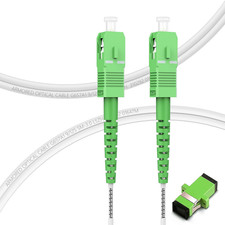 - OS2 SC/APC to SC/APC Fiber, 1M/3Ft Armored Fiber Optic Internet picture
