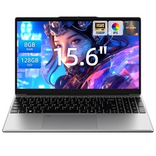 Aurant 15.6 Inch Laptops, AMD Ryzen R5, 8GB RAM, 128GB SSD, Win11 Home picture
