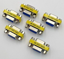DB9 9-Pin Female to Female Serial Mini Gender Changer Coupler RS-232 New  6 PCS picture