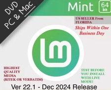 Linux Mint 22.1 Xia Cinnamon Live Install DVD x86-64 BRAND NEW Release US SHIP picture