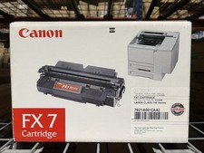 Canon FX-7 Black Toner Cartridge OEM GENUINE 7621A001 - Open/Worn Box picture