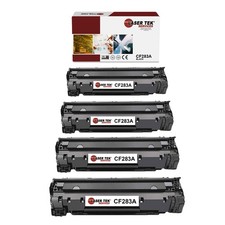 4Pk LTS 83A CF283A Black Compatible for HP LaserJet MFP M125a M125nw M126a Toner picture