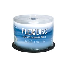 50 PC PlexDisc 16X 4.7 GB DVD-R Water Resistant White Inkjet Printable 632-C14 picture