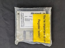 Microsoft MS-DOS 6 Plus Enhanced Tools OS 3 Floppy Disks 3.5