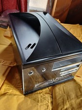 Falcon Northwest FragBox PC Gaming Case Black Aluminum MicroATX SilverStone 700W picture