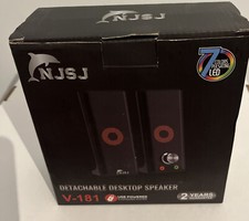 NJSJ detachable desktop speaker Colorful Led Lights, Microphone Port picture