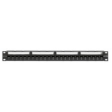 Leviton 6A586-U24 eXtreme Cat 6A 24-Port Flat Patch Panel 1RU—New Factory Sealed picture