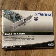 Brand New Trendnet (TEGPCITXRL) Low Profile Gigabit PCI Adapter picture