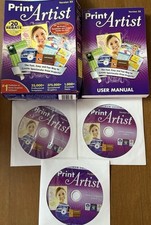 Print Artist Platinum Edition V23 Software Windows 7 Vista XP Nova x3 Disc PC picture