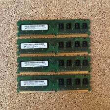 4GB(4x1GB) PC2 6400 DDR2-800 MICRON MT8HTF12864AZ-800H1 HP 404574-888 Memory Kit picture
