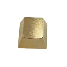 Elegant Metal Keycap Matte Gold Finish for Mechanical Keyboard 1PC picture