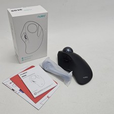 Nulea M505 Wireless Trackball Mouse USB & Bluetooth Black Ergonomic Rechargeable picture