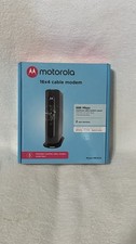 Motorola Black 16x4 Cable Modem Model MB 7420 Only Modem W/O Accessories Tested picture