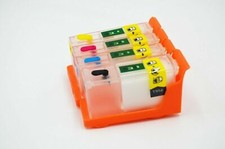 4x100ml Sublimation Ink Empty Refillable Cartridges for Lexmark 100 XL S405 S505 picture