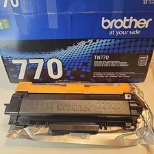 GENUINE - BROTHER TN-770 SUPER HIGH YIELD BLACK TONER - OPEN BOX TN770 picture