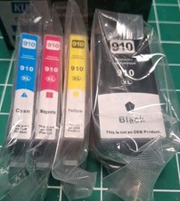 KUF 910XL High Yield Ink Cartridge 4-Pack Black Cyan Magenta Yellow picture