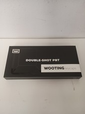 Wooting Double Shot PBT Keycap Set Just Black Open Box Never Used picture