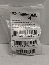 BITSPOWER CARBON BLACK ENHANCE 90-DEGREE DUAL MULTI-LINK ADAPTER FOR OD 16MM picture