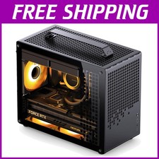 JONSPLUS Z20 Mini Micro-ATX PC Case with Carrying Handle- picture