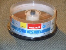 Maxell 15 Pack 16x 4.7GB DVD-R Blank Discs New in Factory Sealed Package picture