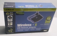 New LINKSYS Network Adapter Wireless-G 2.4GHz 802.11g USB WUSB54G  picture