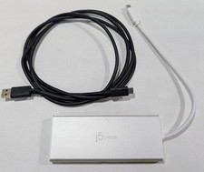 j5create USB-C Dual HDMI Mini Laptop Dock Ethernet/USB 3.1 HUB/PD2.0 JCD381 picture