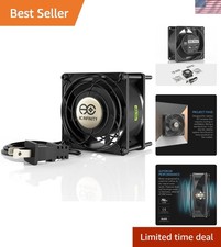 -Certified AXIAL 8038 Quiet Muffin Fan 80mm x 38mm for Efficient Cooling picture
