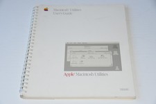 vintage 1987 Apple Macintosh Utilities M0680 Manual Users guide book 030-2133-A picture
