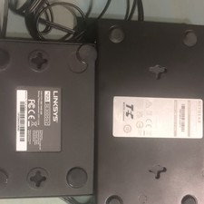 Linksys SE3005V2 & Netgear GS308v3 Ethernet Switches Bundle OEM adapters picture