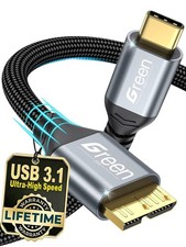 10 Gbps Micro B to USB C Cable, 1Ft 1.5Ft 3Ft 6Ft 10Ft Gold-Plated picture