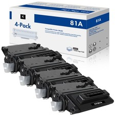 4PCS High Yield CF281A 81A Toner Cartridge for HP LaserJet M604 M605 M606 M630 picture