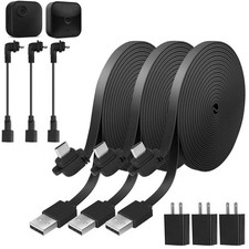 Uogw 3Pack 30ft/9.1m Power Cable and Adapter Compatible with Blink Outdoor 4 (4t picture