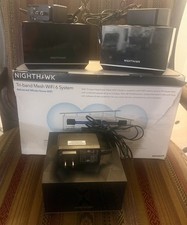 NETGEAR Nighthawk MK83-100NAS AX3600 Tri-Band Wi-Fi 6 Mesh System w Box, EUC picture