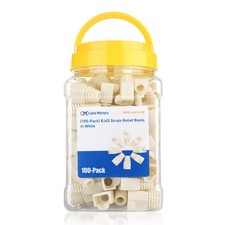Cable Matters RJ45 Strain Relief Boots, White, 100-Pack picture