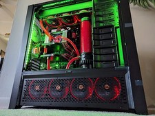 EXTREME Custom Liquid Cooled Computer - i9 7920x 12-Core 64GB- GTX 1080 Ti SLI picture