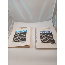 Vintage Epson MX Printer Manual with Graftrax Plus Spiral Bound 1982 - 1 And 2 picture