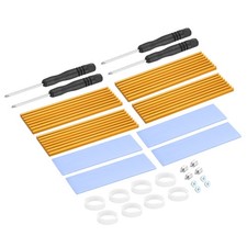 4 Pcs M.2 2280 Nvme SSD Heatsink Kit 70x22x3mm Laptop Memory Heatsink Copper picture