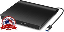 Reproductor Y Quemador Portátil Externo Para PC, Unidad Grabadora De CD ROM NEW. picture