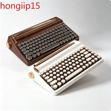 Triple Mode Hot Swappable Typewriter Mechanical Keyboard RGB Backlit Bluetooth picture